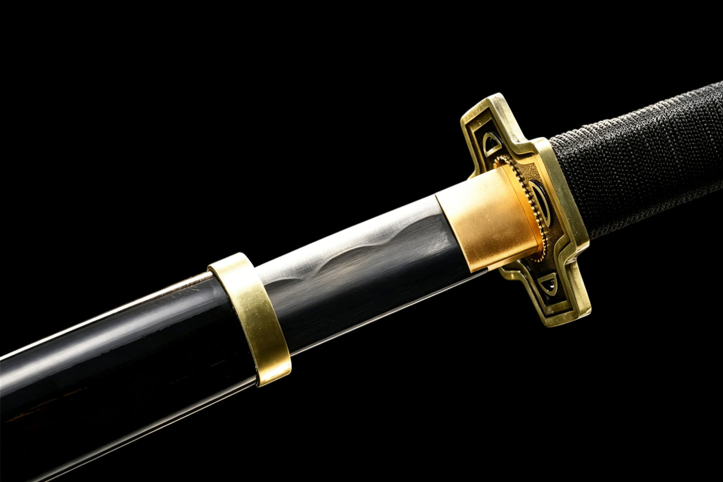 Yubashiri Katana, One Piece Roronoa Zoro Sword, Full Tang 1095 High Carbon Steel Forged Sharp Blade