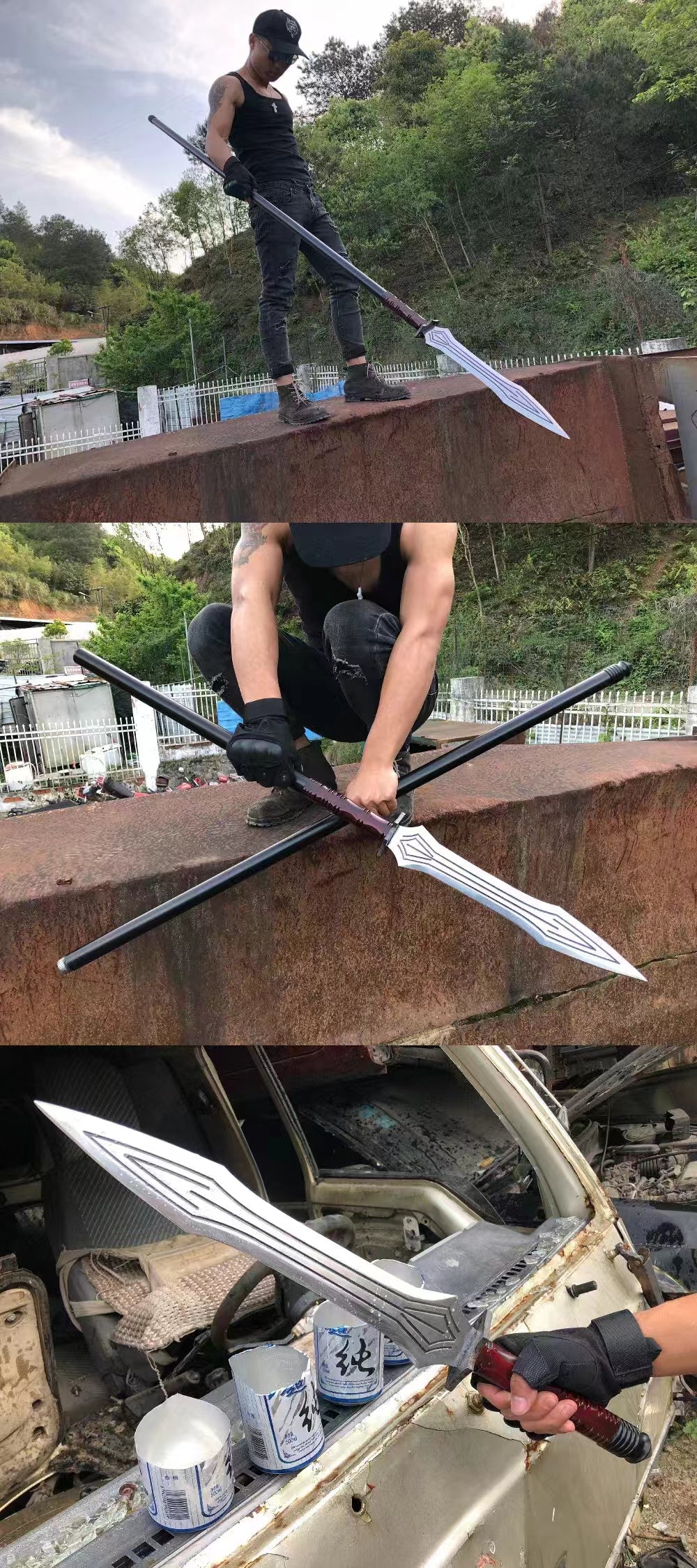 Manganese steel forging process,Spear 断魂枪