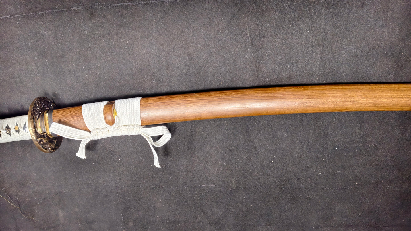 golden legend(Spring steel quenched golden color)katana