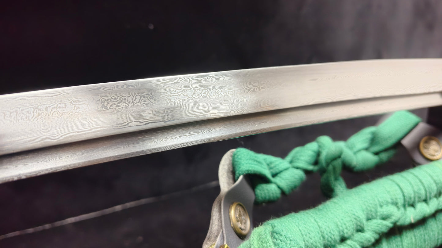 (Pattern steel forging process) katana