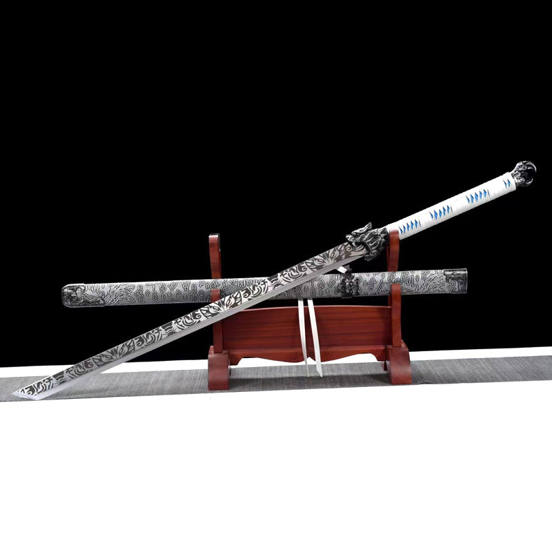 Manganese steel forging process(Fantasy sword, White Tiger Sword) 冰晴白虎