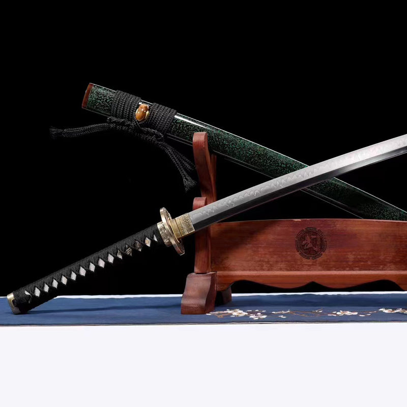 Wind Demon,T10(18 grinding steps, mirror grinding, three-color grinding process)katana