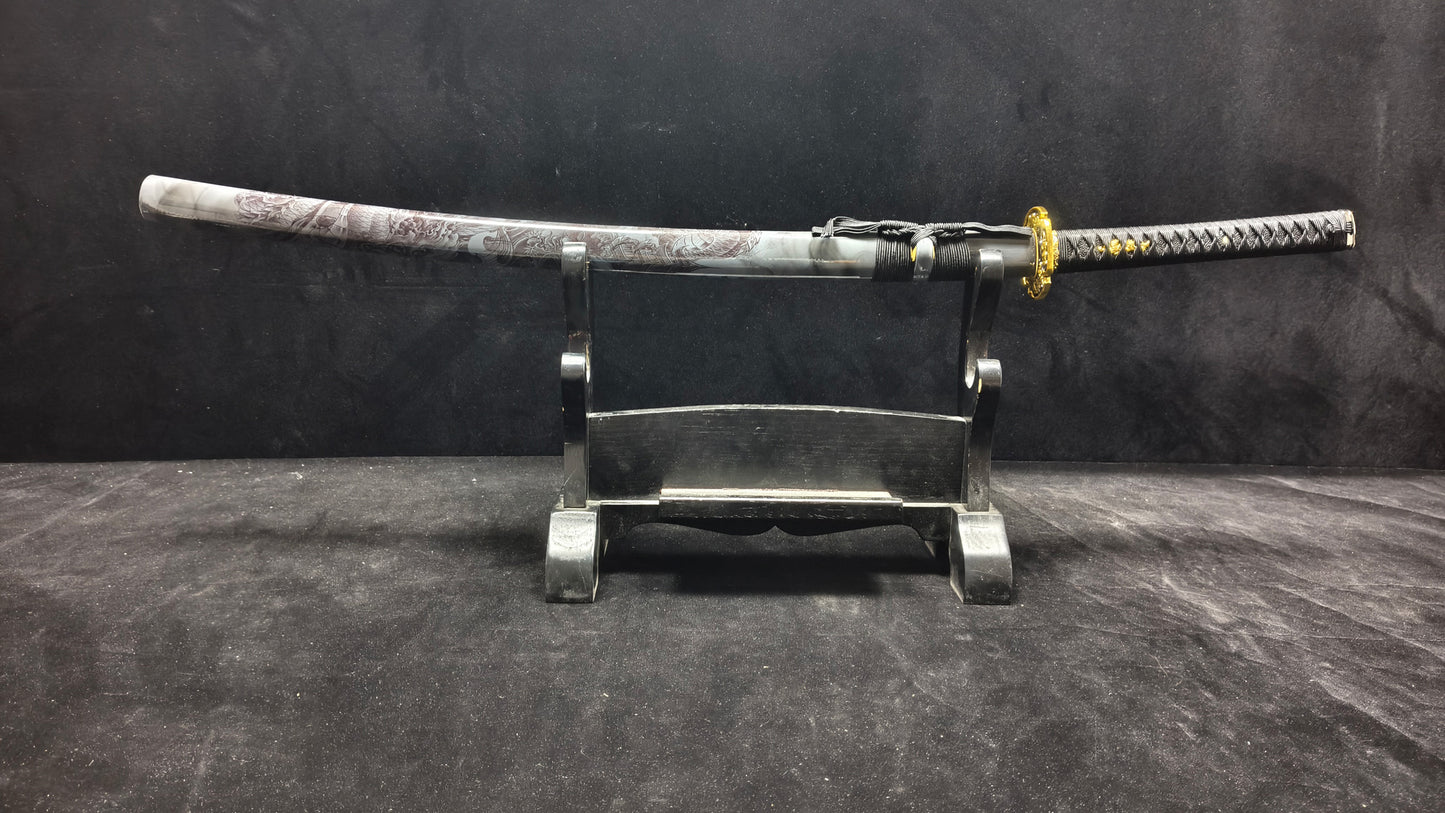 Spring steel forging process (A7)katana