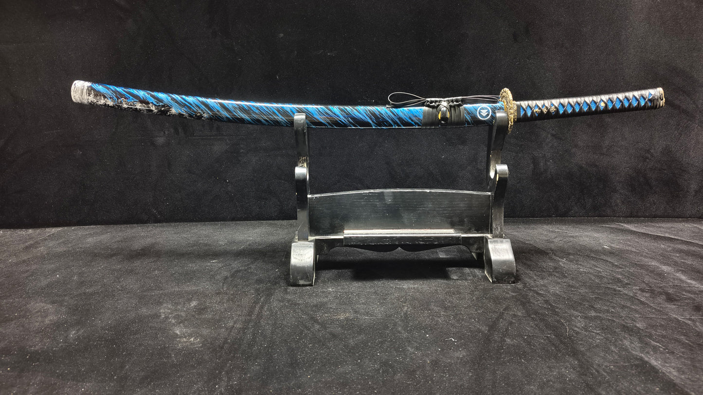 (Spring steel forging process) katana (C58)