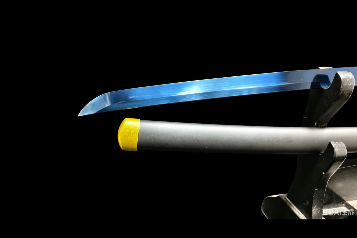 Nichirin Sword, Demon Slayer Muichiro Tokito Sword, Full Tang 5160 Spring Steel Forged Sharp Blade