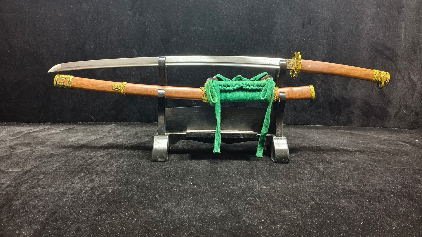 (Pattern steel forging process) katana