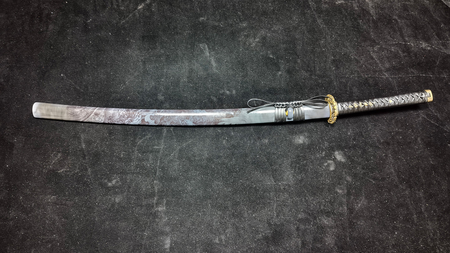 Pattern steel forging process (A1)katana