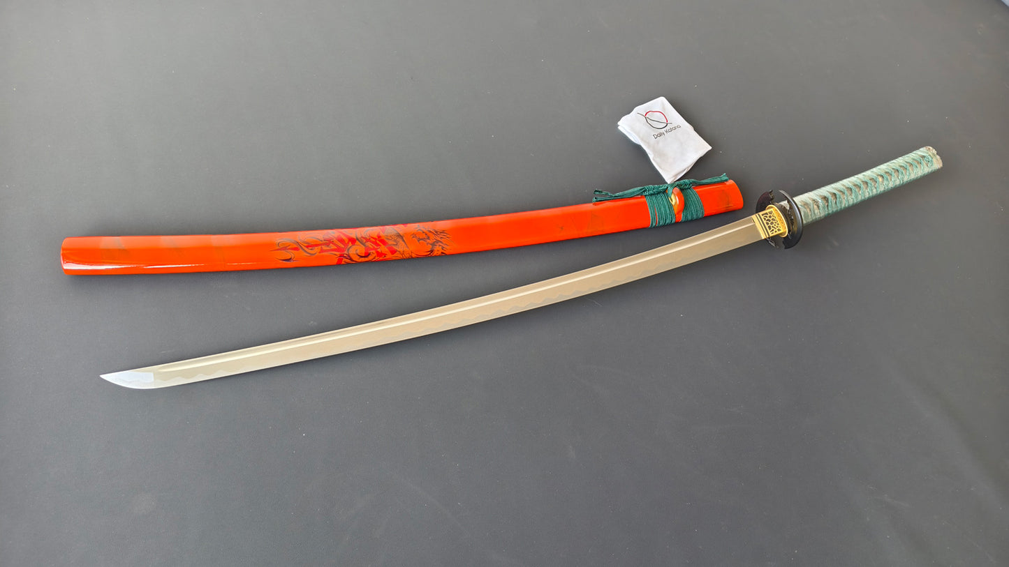 True Dragon Warrior (Spring steel forging process) katana (C53)