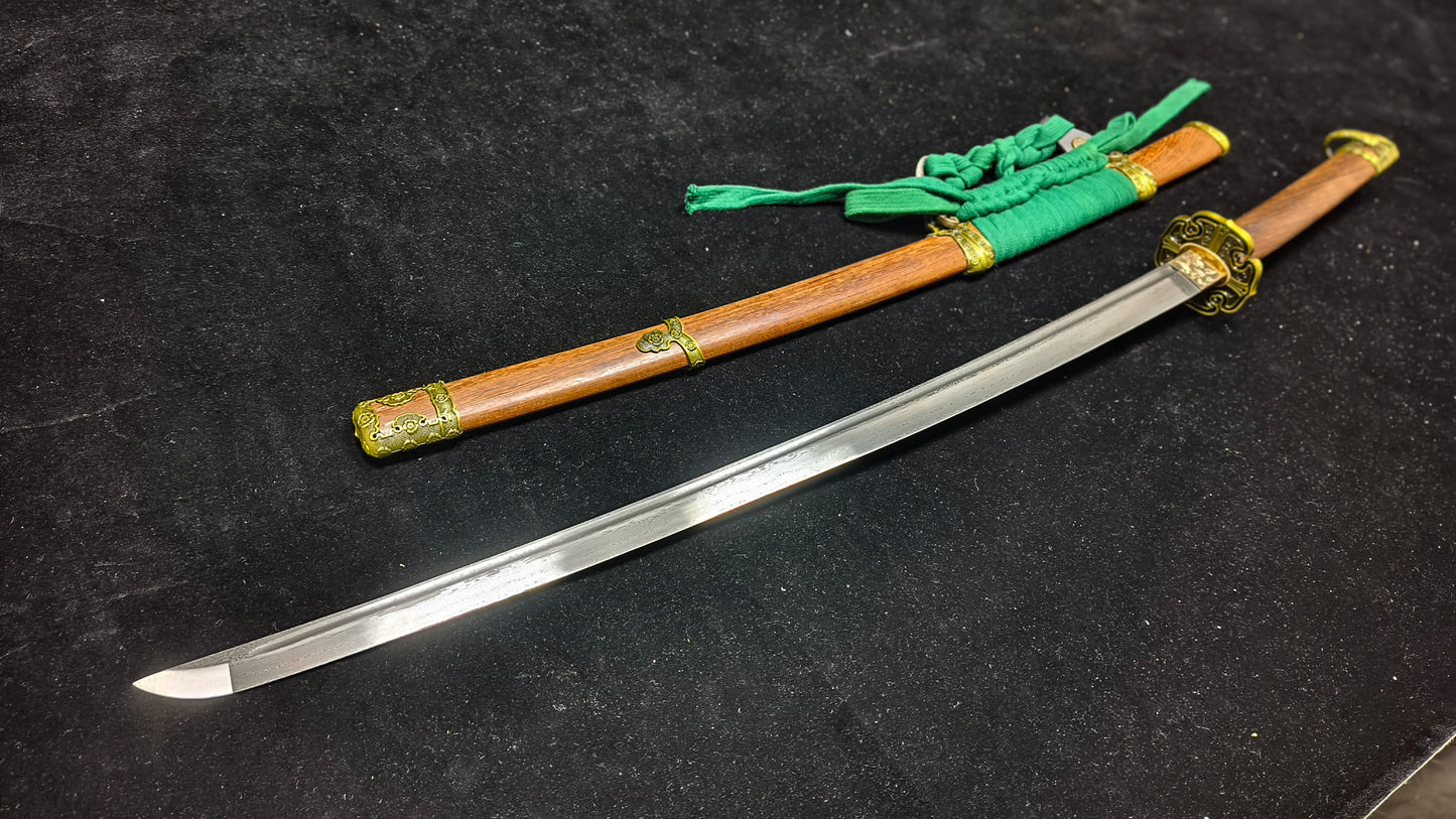 (Pattern steel forging process) katana