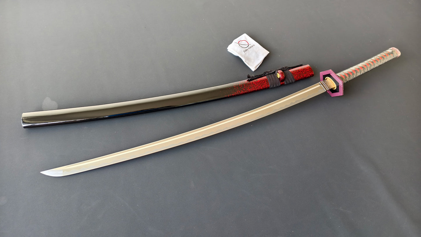 (Spring steel forging process) katana (C52)