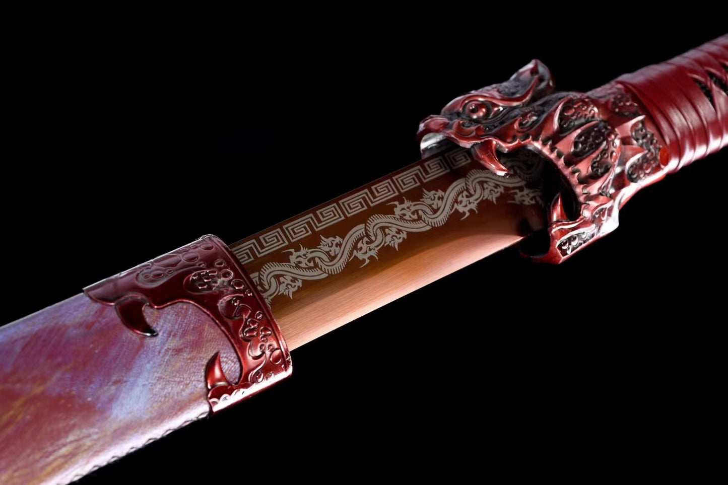 Manganese steel forging process (Fantasy sword, tiger sword)赤焰虎