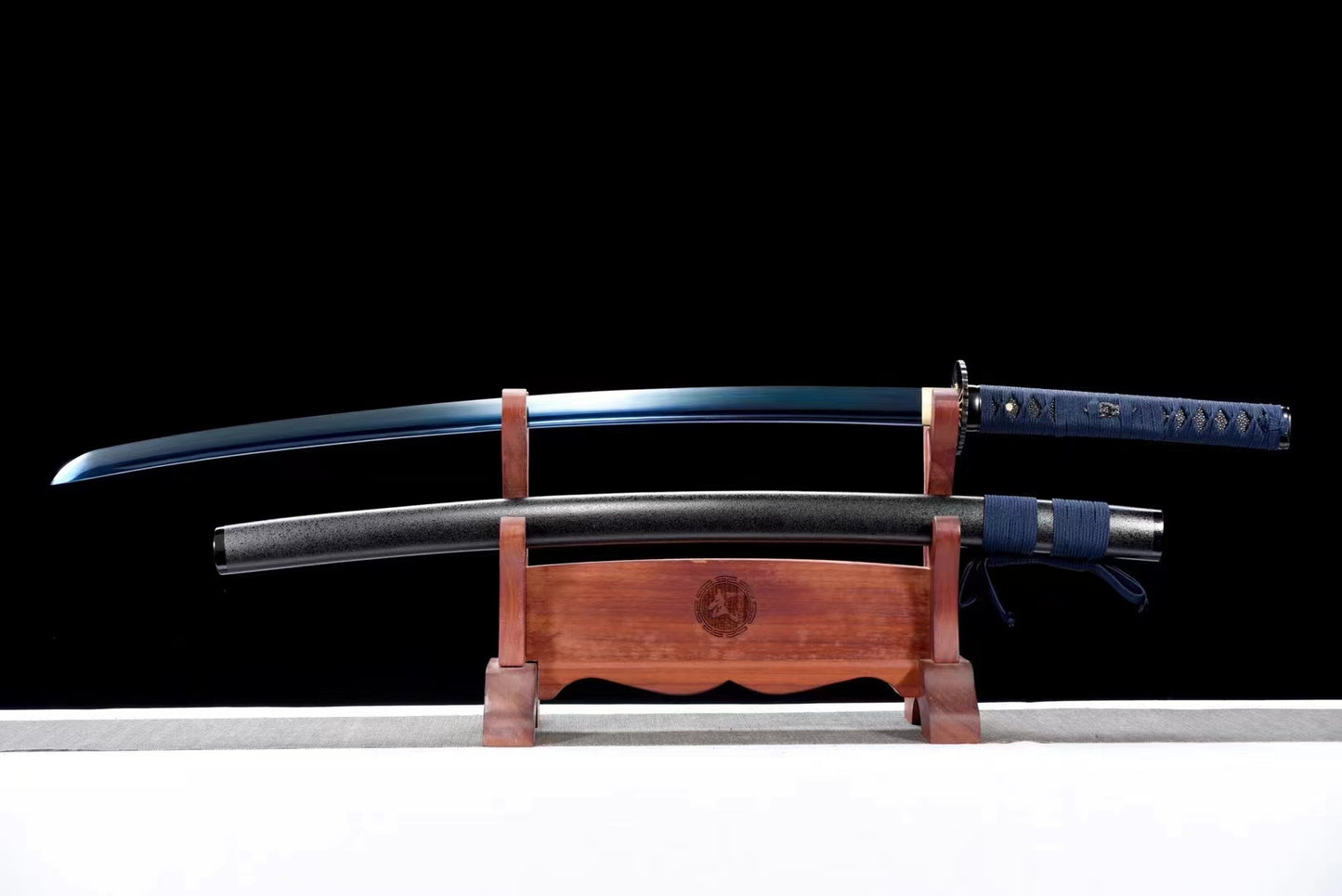 black moon(Spring steel forging process, high-temperature baking paint and baking blue)katana
