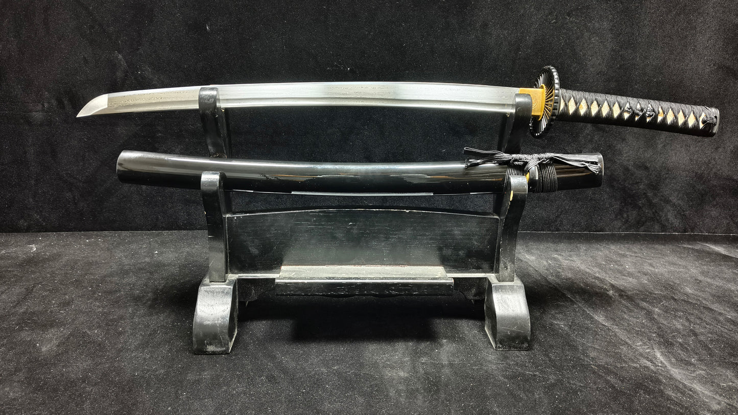 Pattern steel forging process(A10)katana,Wakizashi