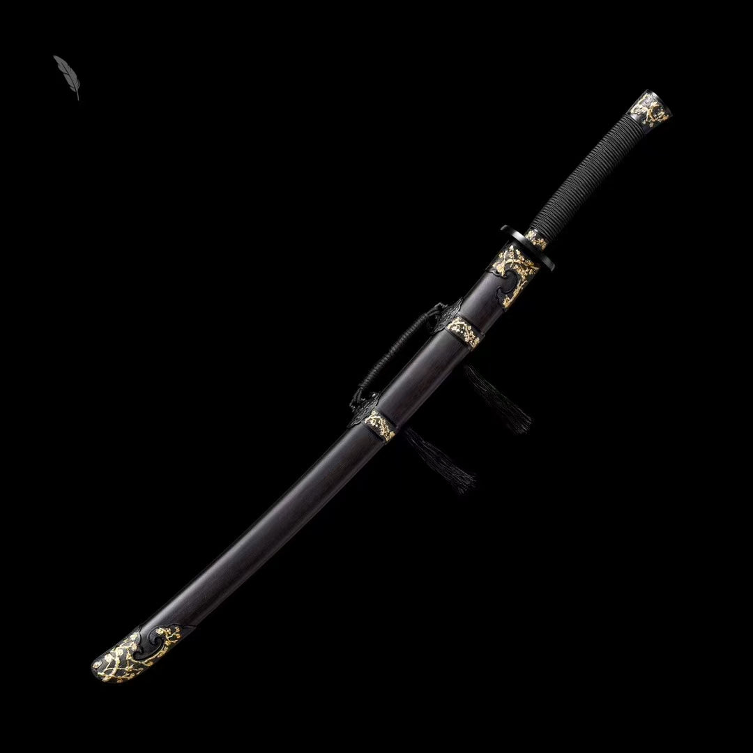 Waist knife embroidered spring knife 608 pattern steel forging process绣春刀~凌寒