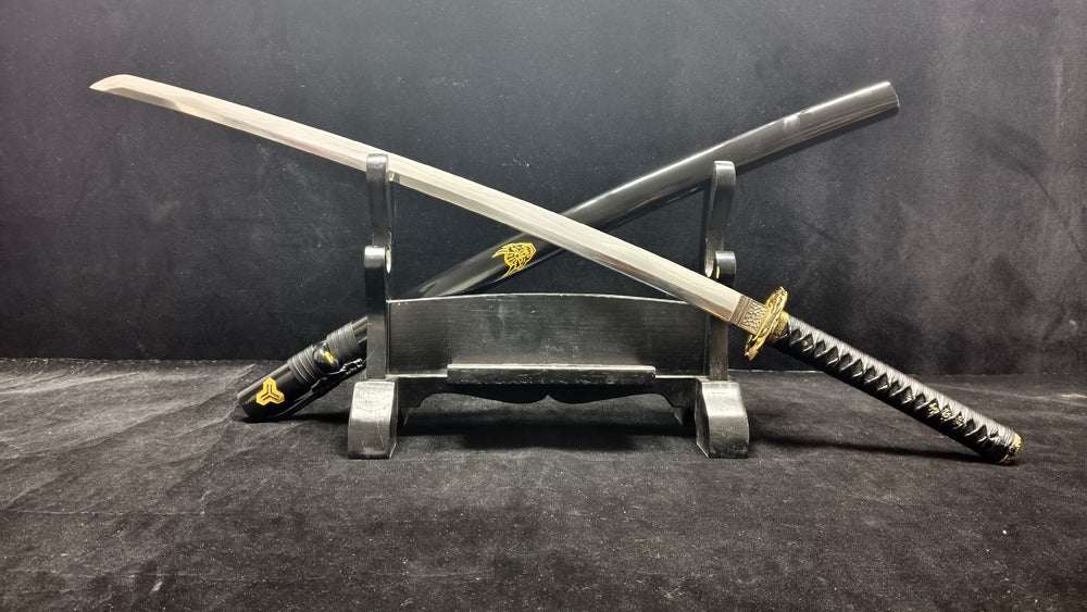 (T10 covered clay burning blade)katana