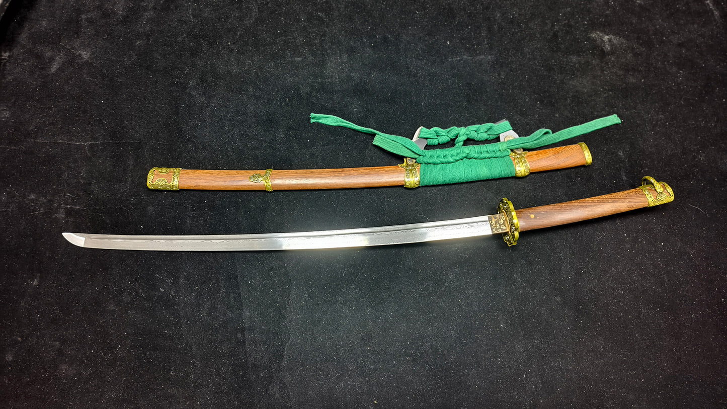 (Pattern steel forging process) katana