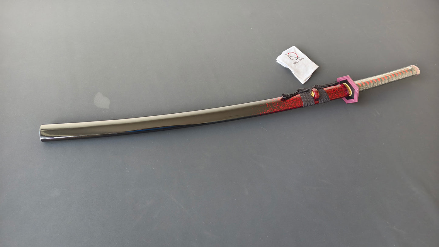 (Spring steel forging process) katana (C52)