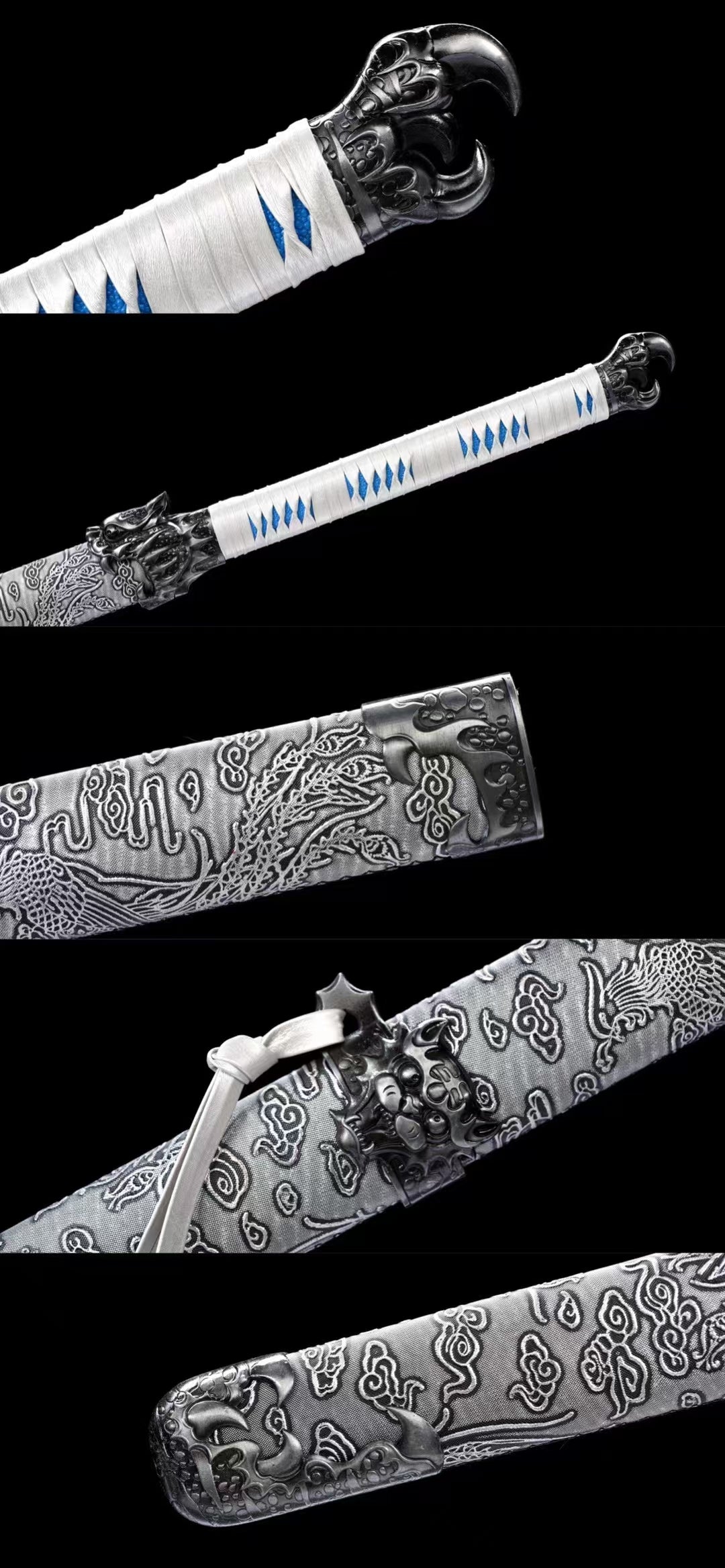Manganese steel forging process(Fantasy sword, White Tiger Sword) 冰晴白虎