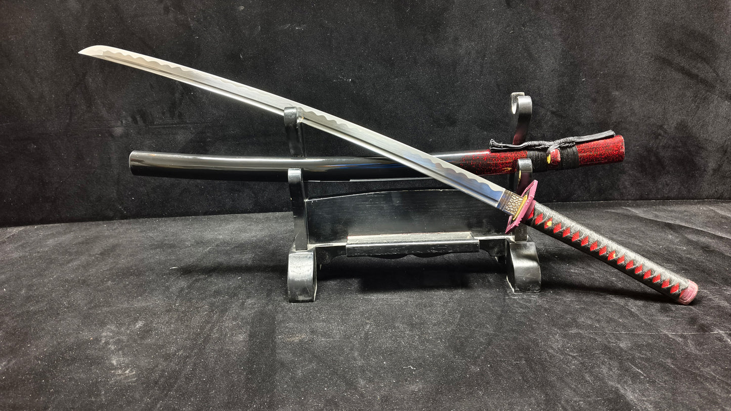 (Spring steel forging process) katana (C52)