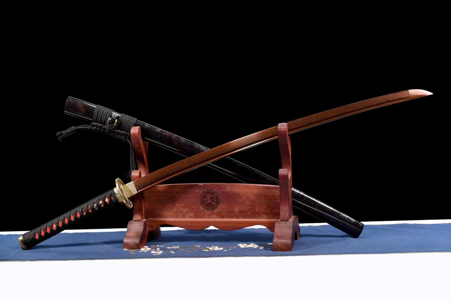 Sky red(Patterned steel forging redness process)katana