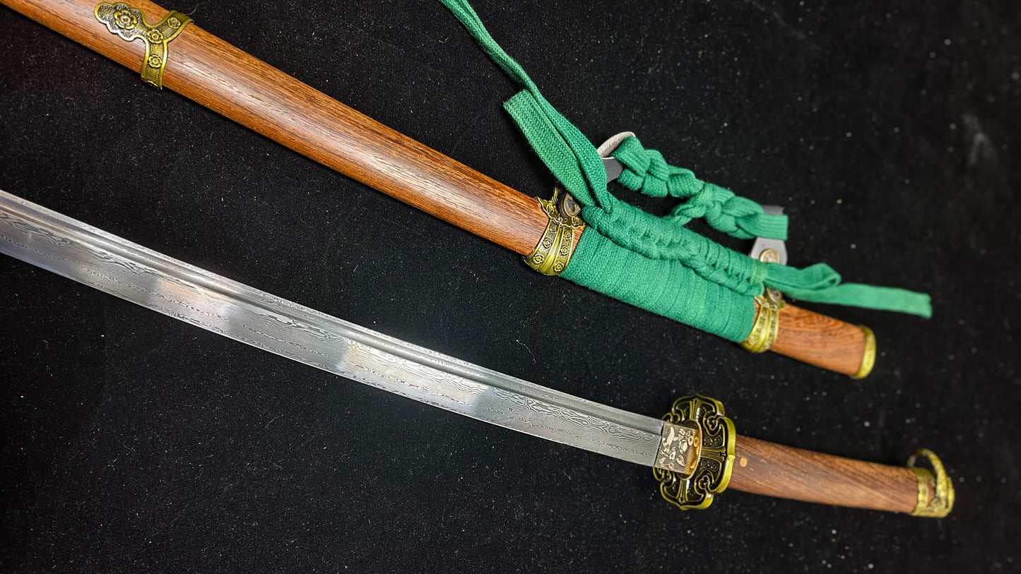 (Pattern steel forging process) katana