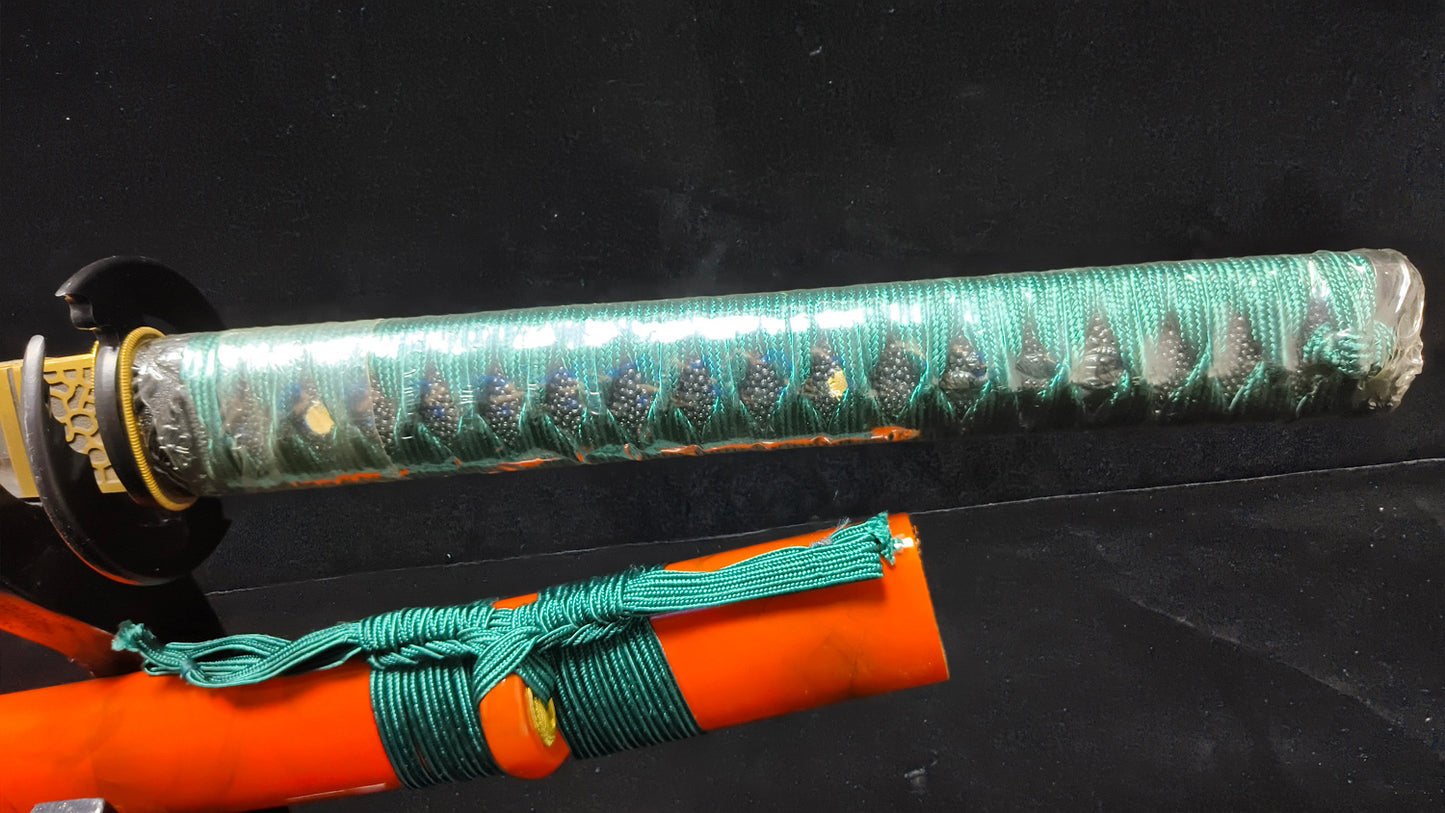 True Dragon Warrior (Spring steel forging process) katana (C53)