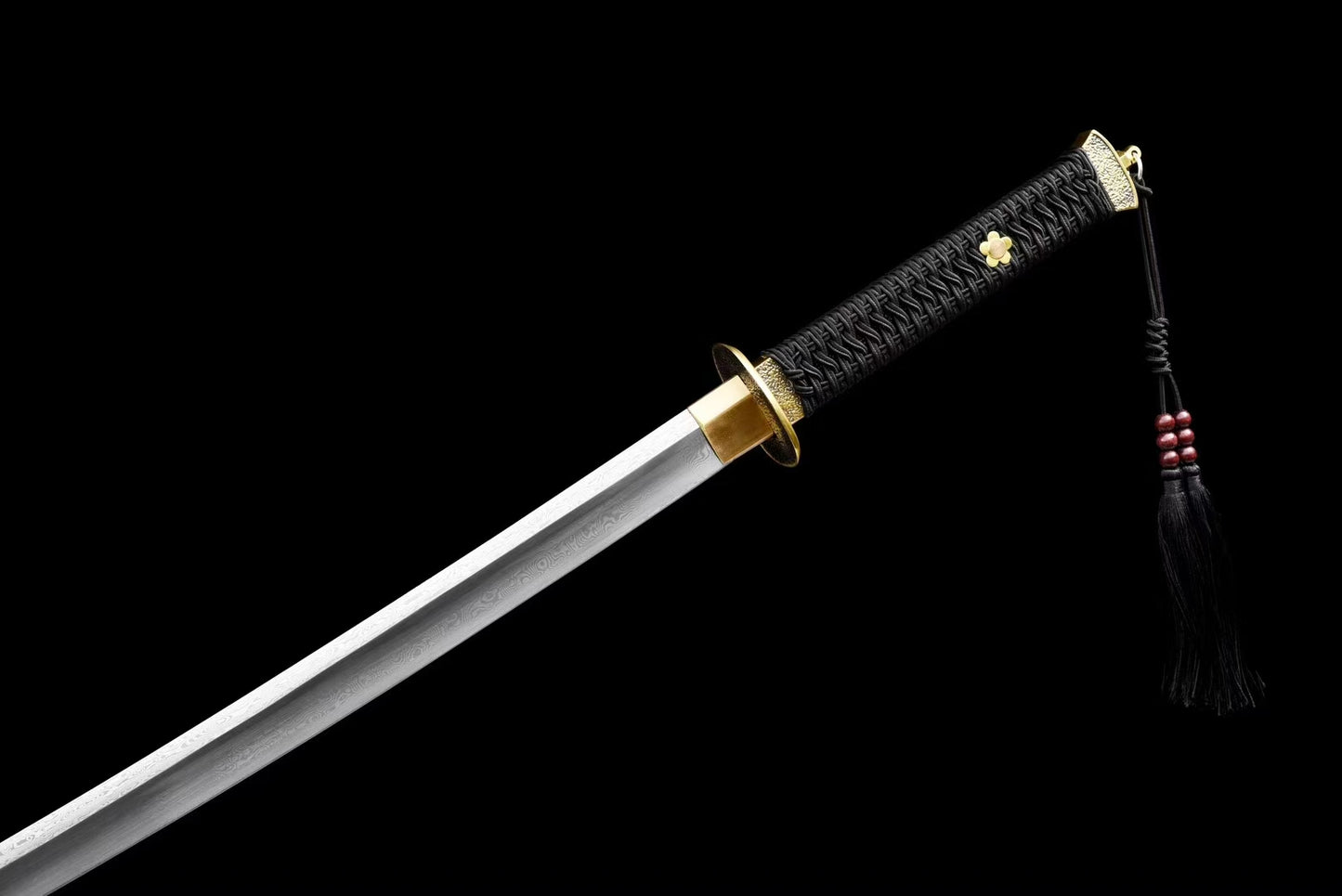 Waist knife Tang sword reverse blade腰刀唐刀反刃黑色款
