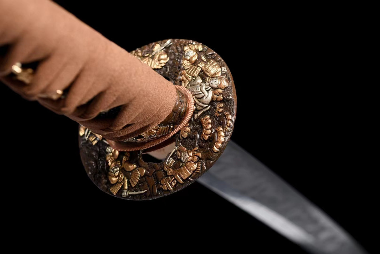 Weapon Spirit(T10 Purely handmade and forged using ancient techniques)katana