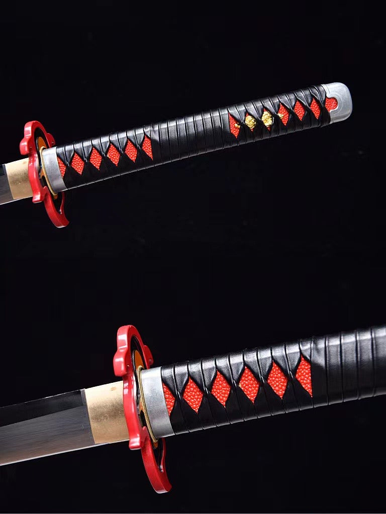 Tanjiro Fire God God-Spring steel (forging process)katana