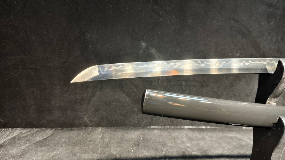 TI0 (covered with soil and burned to create the blade's ripple pattern)katana