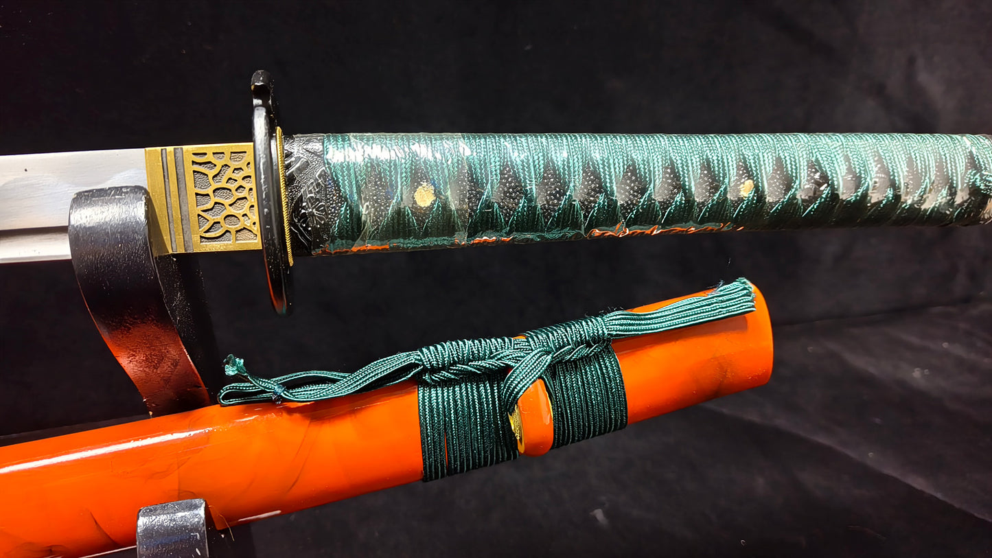 True Dragon Warrior (Spring steel forging process) katana (C53)
