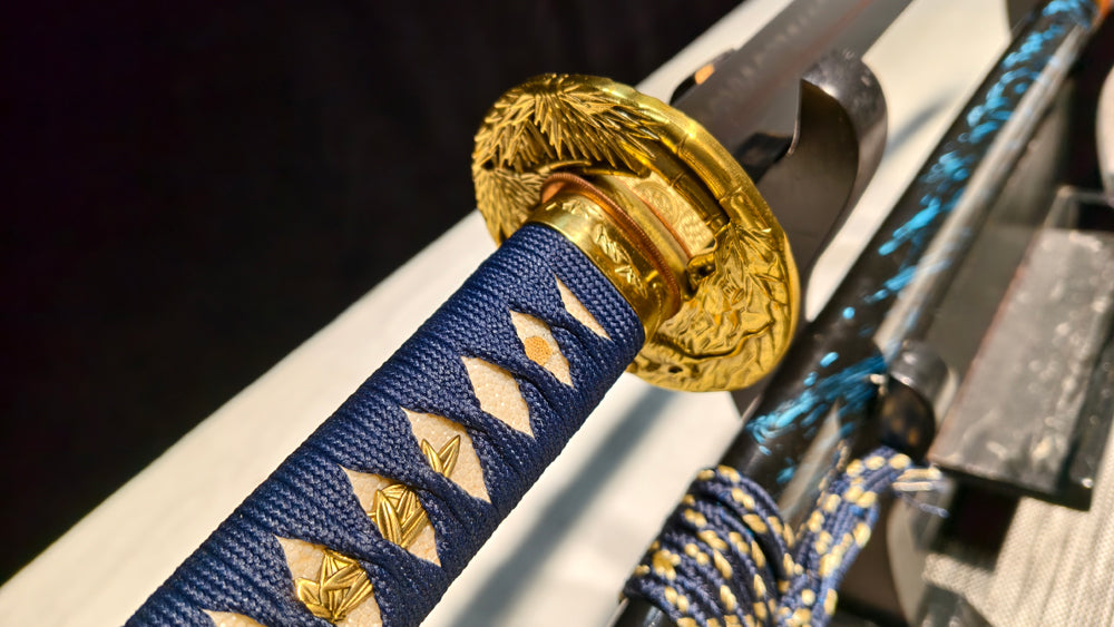 tiger warrior(TI0 Burning blades covered with soil form water ripple patterns)Mirror polishing process