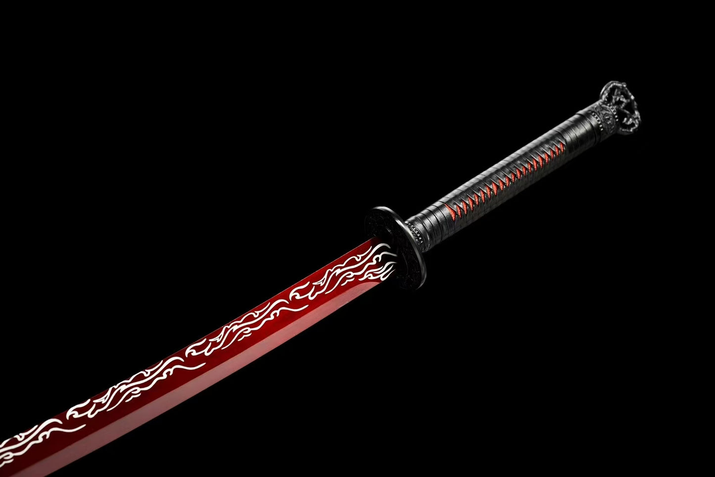 Waist knife red flame blade紫电