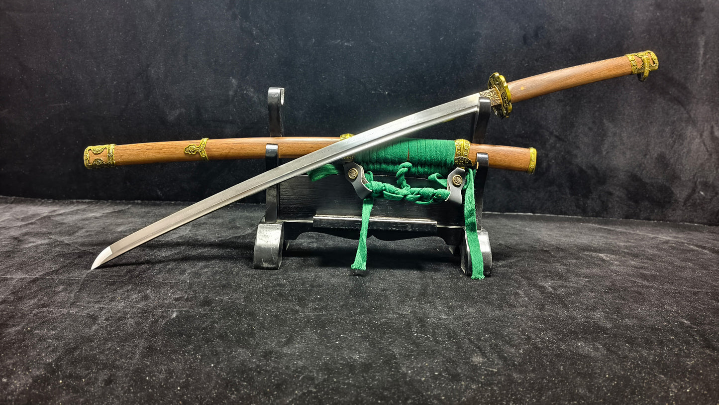 (Pattern steel forging process) katana
