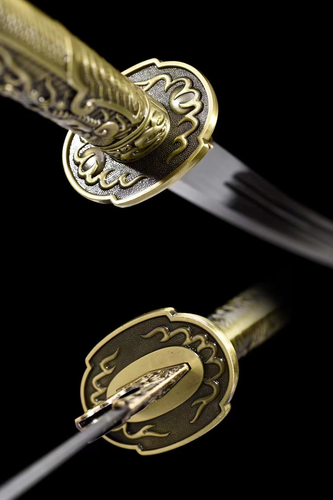 Manganese steel forging process baked black绣春刀~元屠