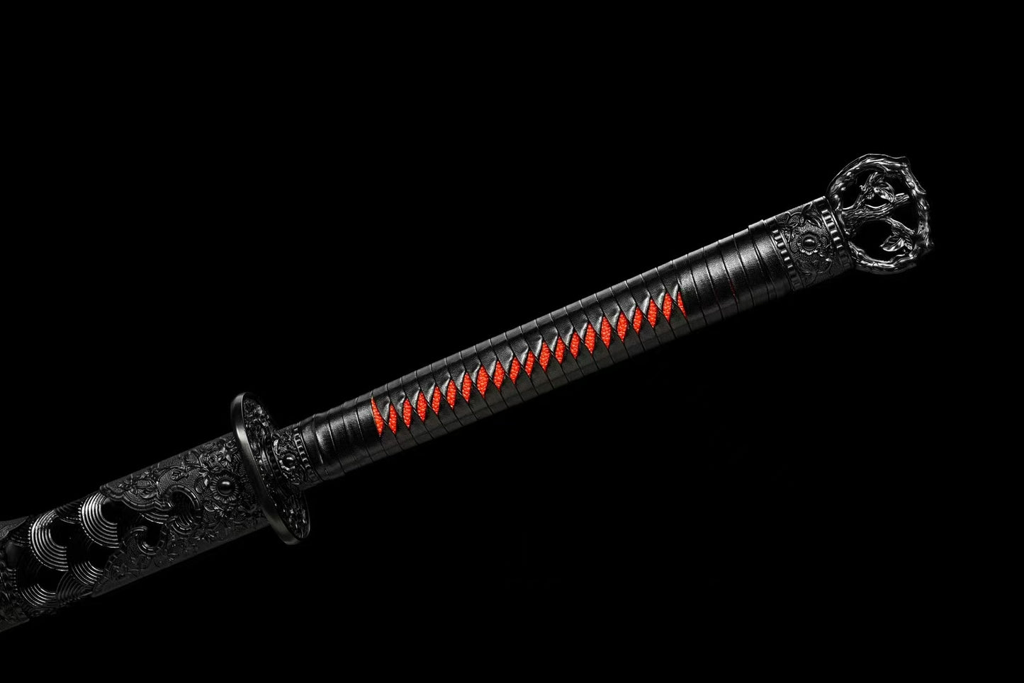 Waist knife red flame blade紫电
