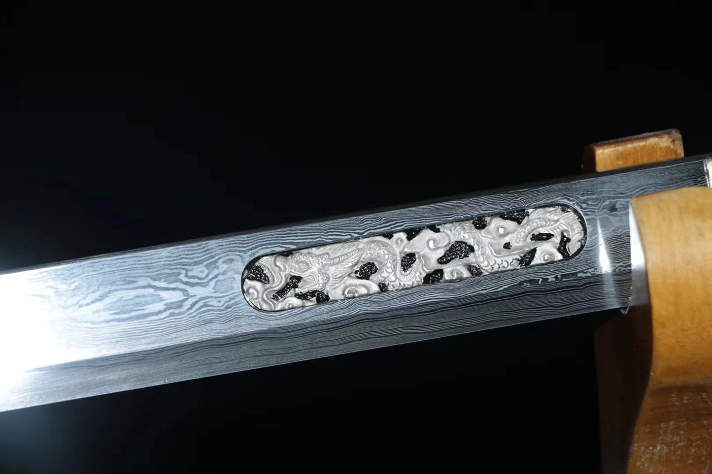 Pattern steel forging process 冰龙唐刀