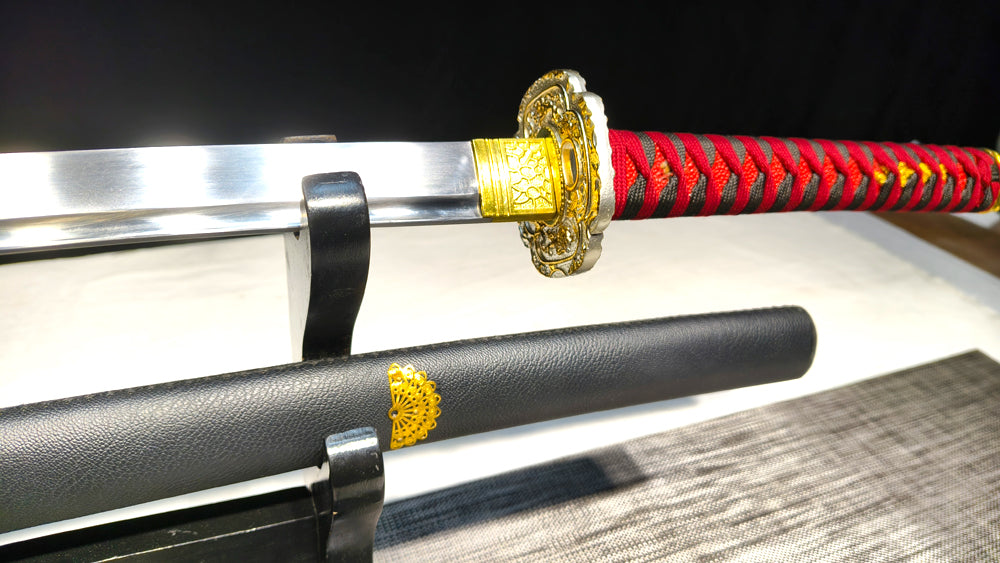 red warrior(spring steel forged)extremely sharp,katana