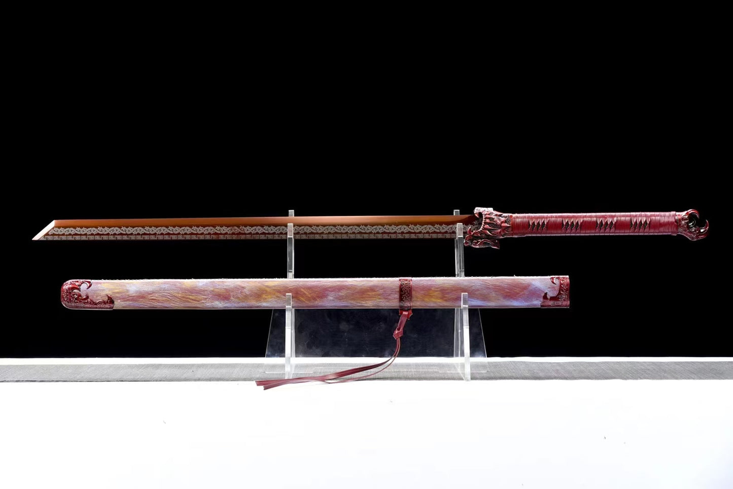 Manganese steel forging process (Fantasy sword, tiger sword)赤焰虎