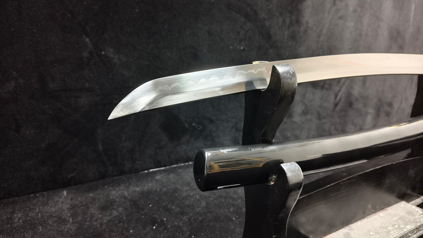 (T10 forging process, burnt blade)katana
