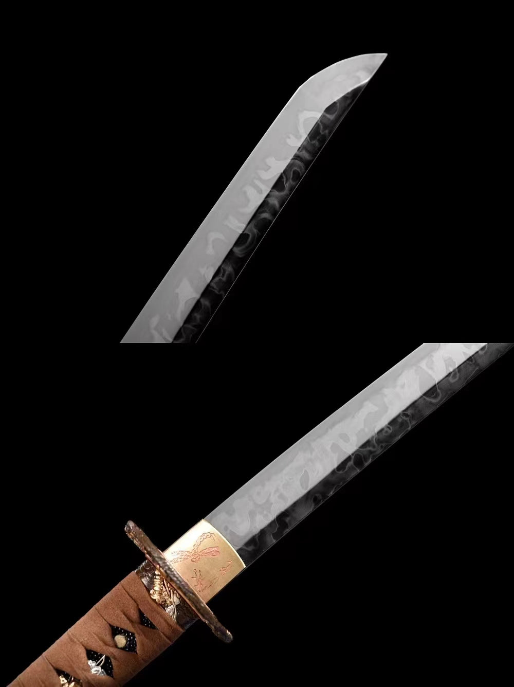 Weapon Spirit(T10 Purely handmade and forged using ancient techniques)katana