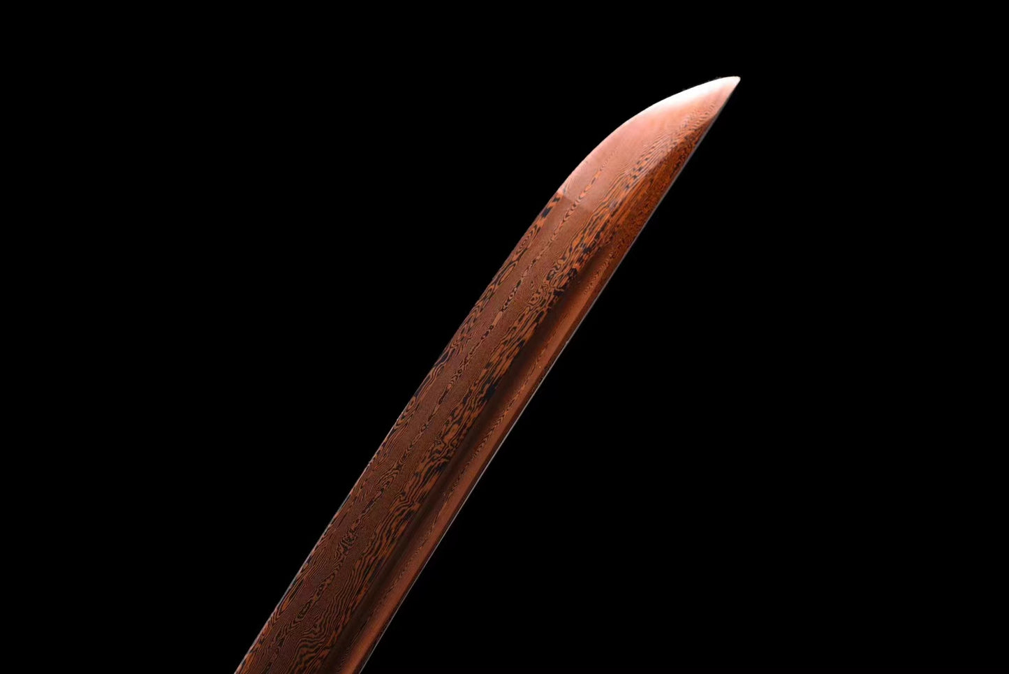 Sky red(Patterned steel forging redness process)katana