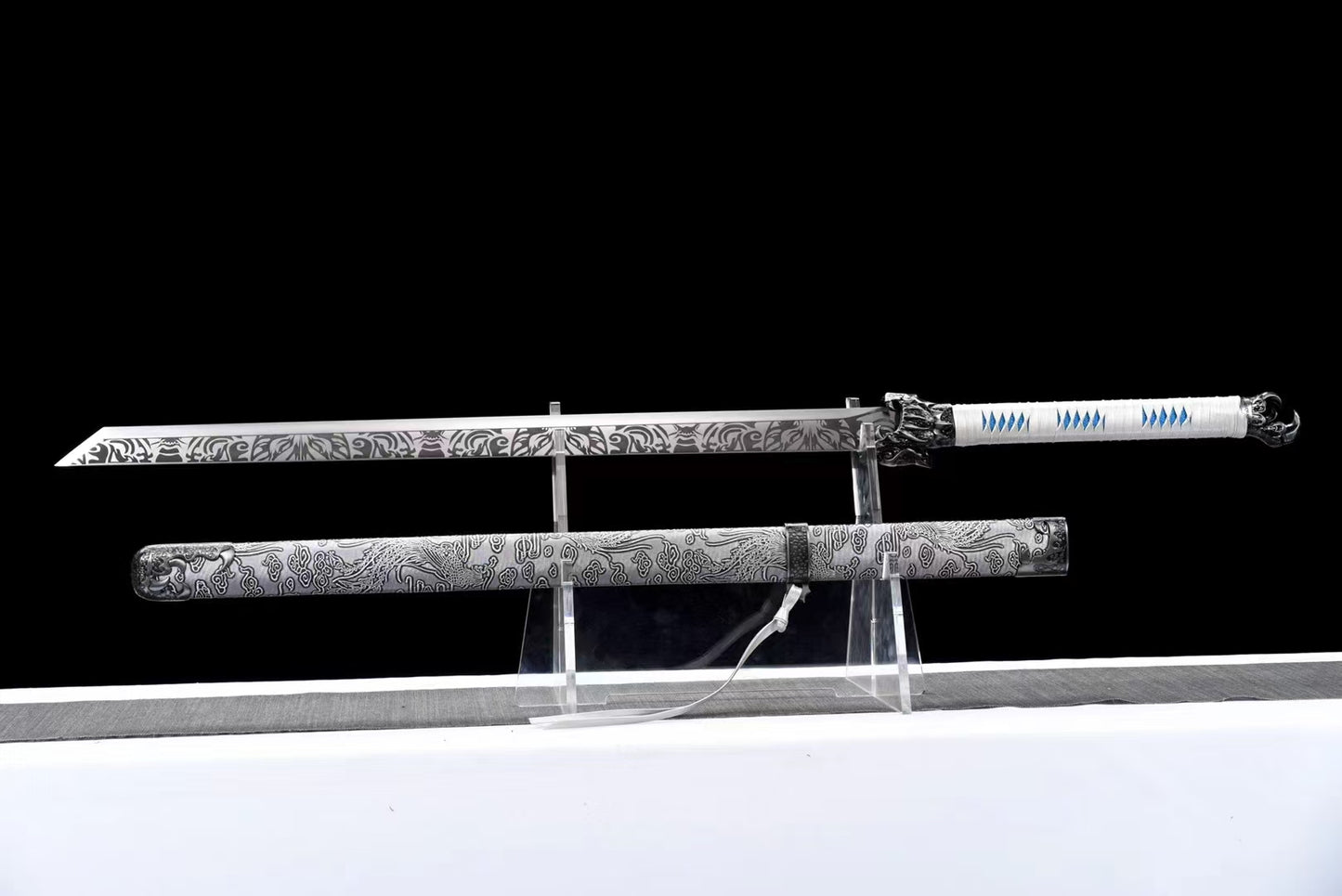 Manganese steel forging process(Fantasy sword, White Tiger Sword) 冰晴白虎