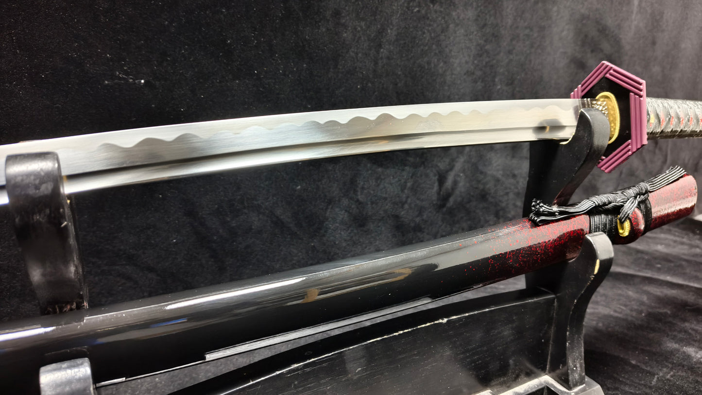 (Spring steel forging process) katana (C52)