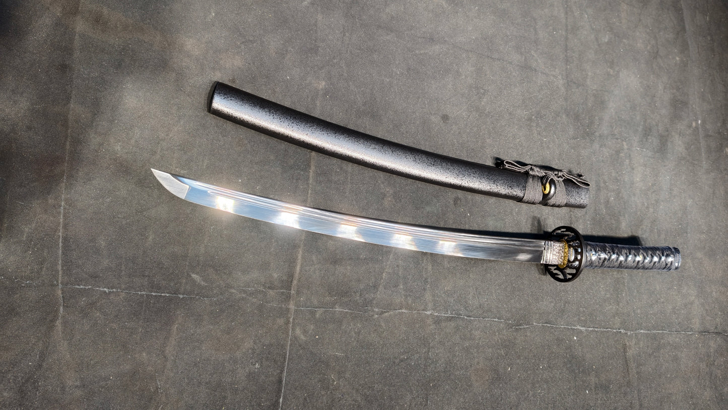 knife warrior(spring steel forged)extremely sharp,katana ,short knife