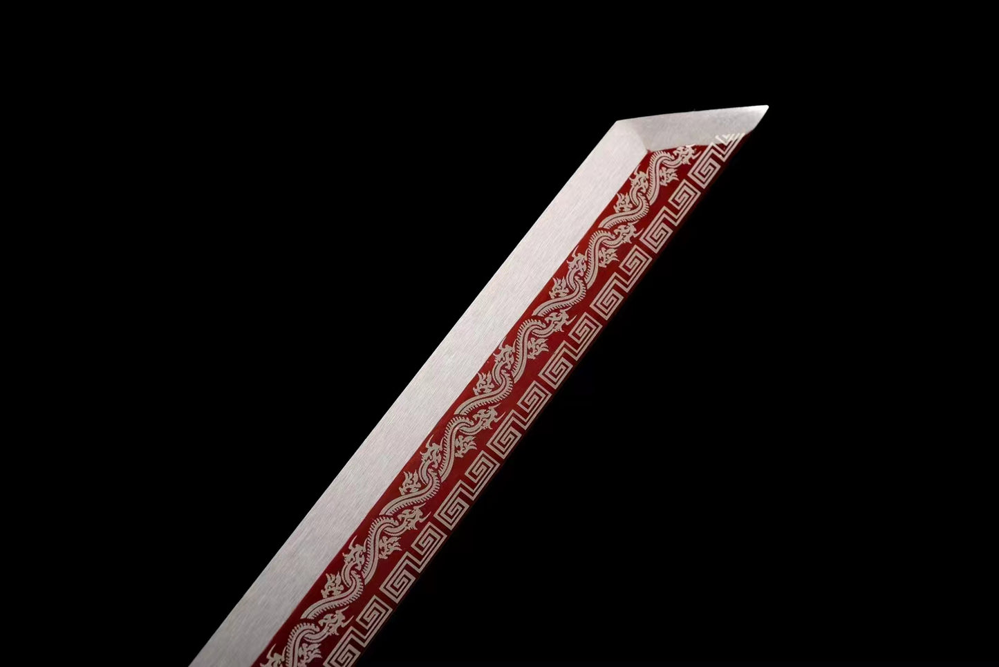 Tiger(Manganese steel high temperature paint engraving)blade,sword