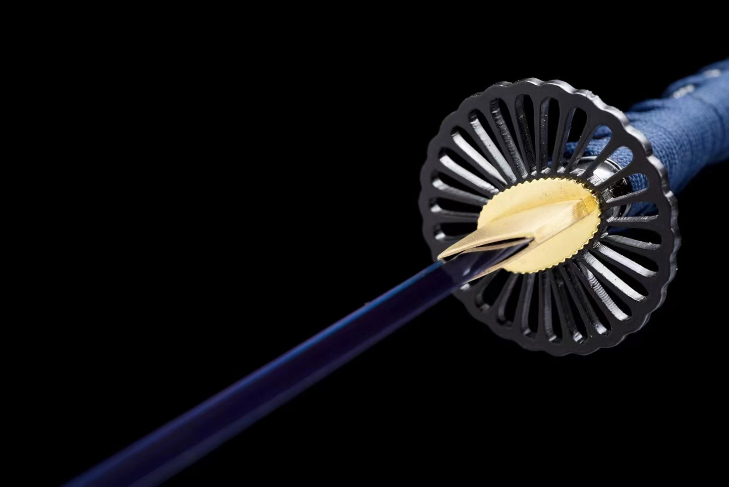 black moon(Spring steel forging process, high-temperature baking paint and baking blue)katana