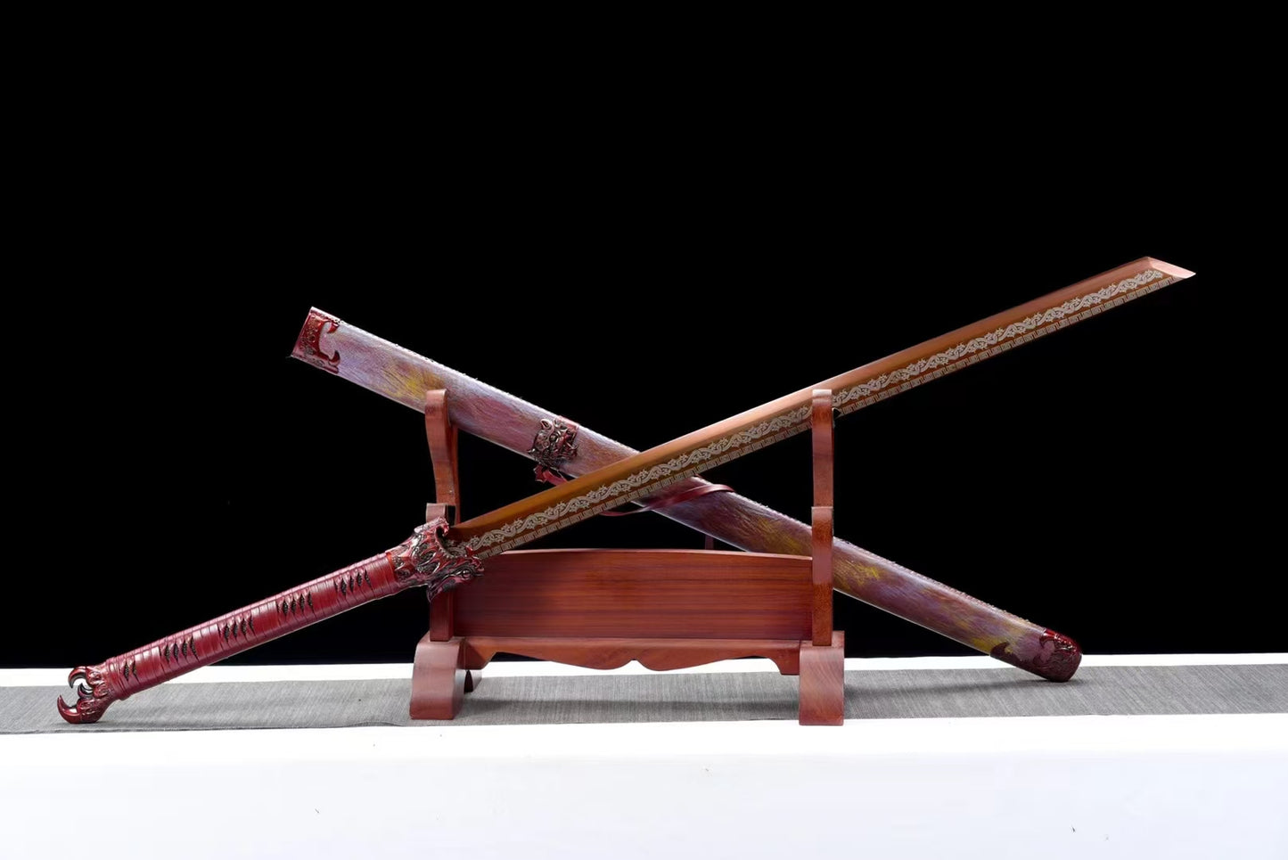 Manganese steel forging process (Fantasy sword, tiger sword)赤焰虎