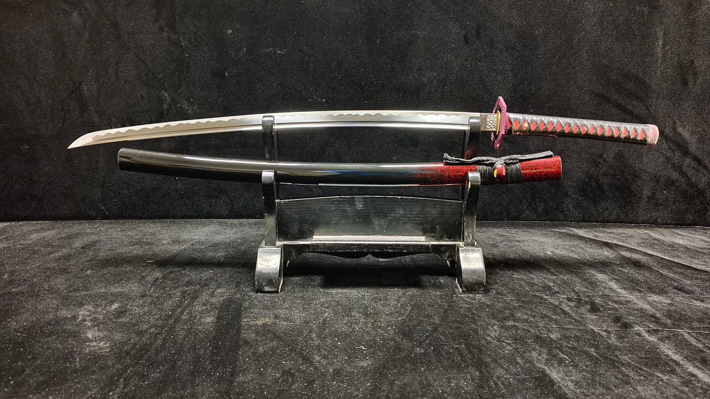 (Spring steel forging process) katana (C52)
