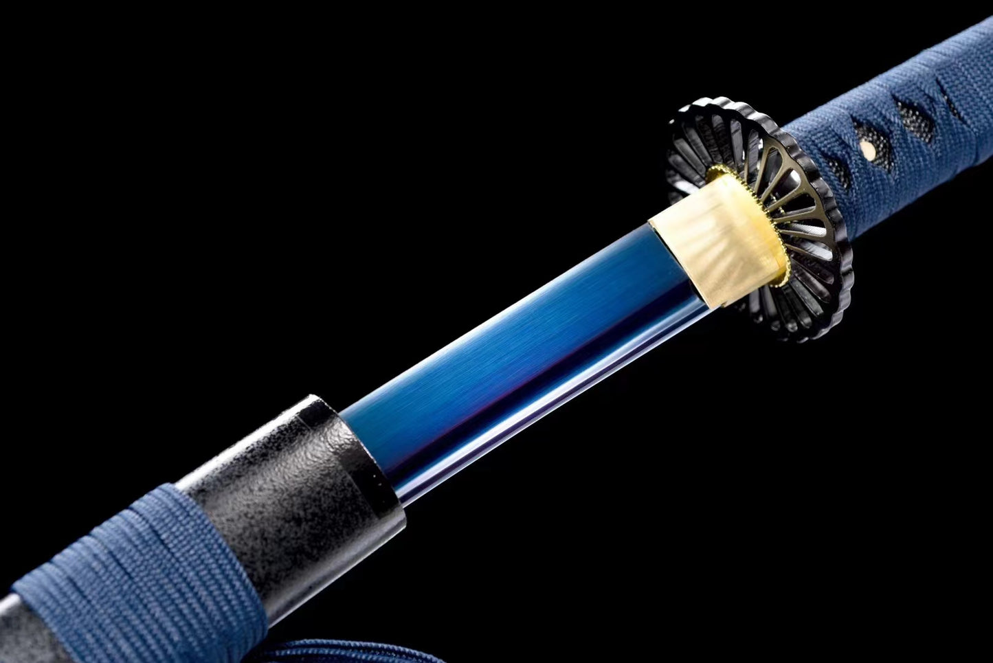 black moon(Spring steel forging process, high-temperature baking paint and baking blue)katana